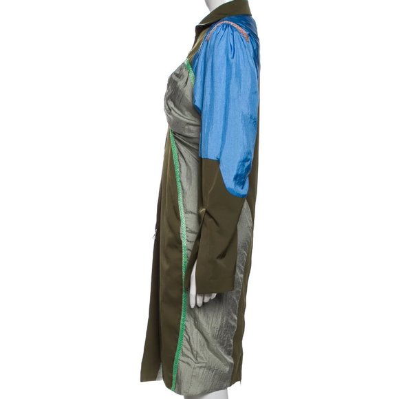 Kiko Kostadinov FW19 Zip Shirt Dress Jacket Sportswear Piece - Picture 2 of 12